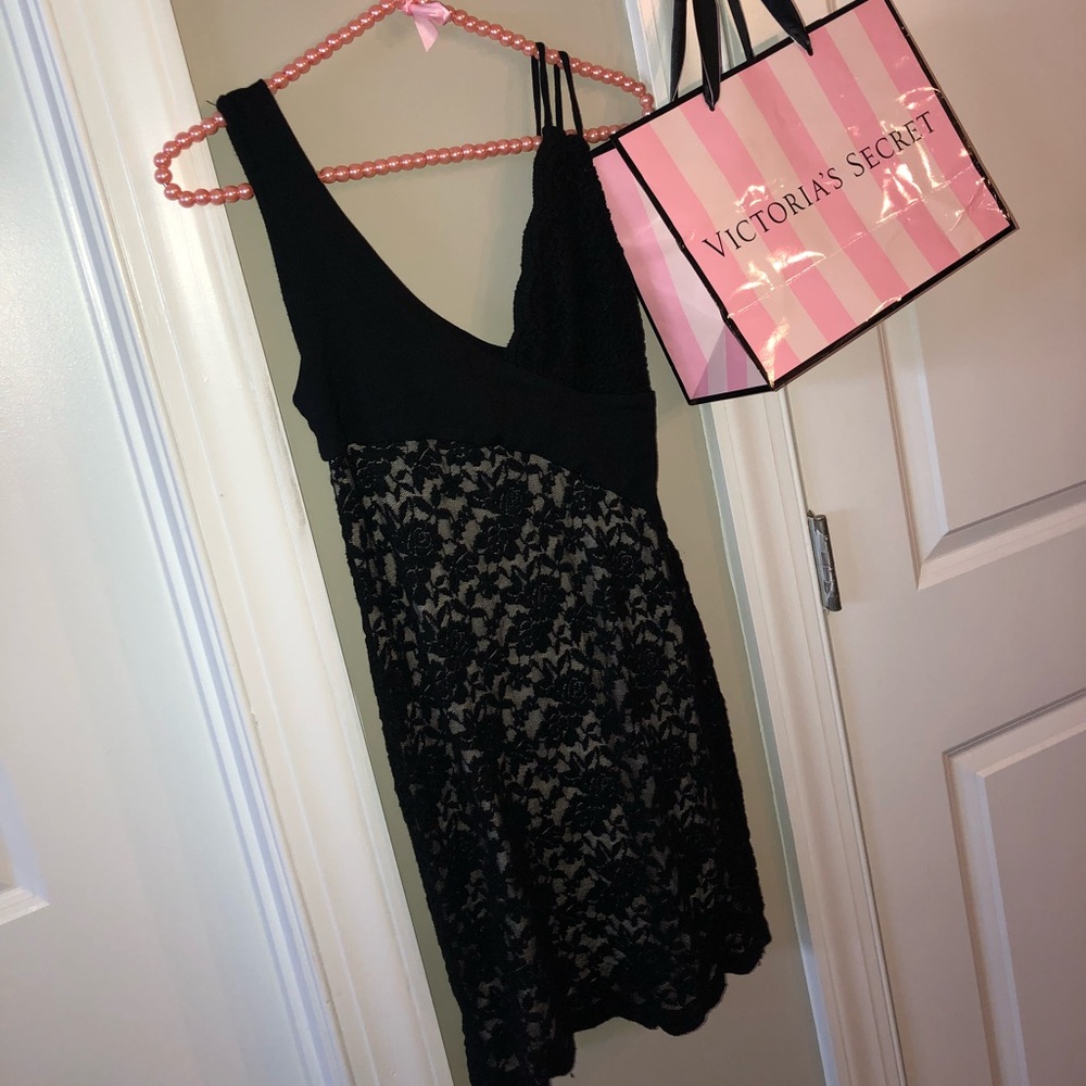 Lace Little Black Dress Tight Fitted Dress